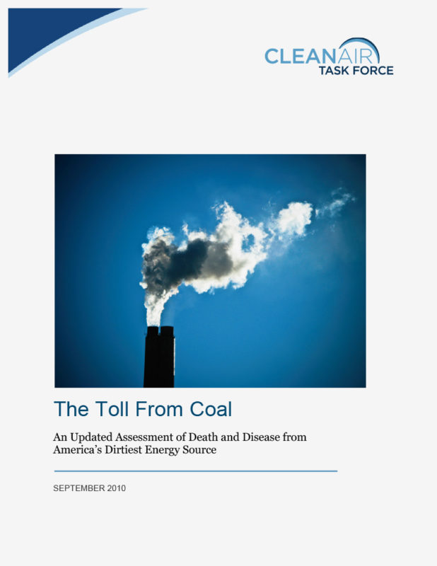 Toll From Coal Cover