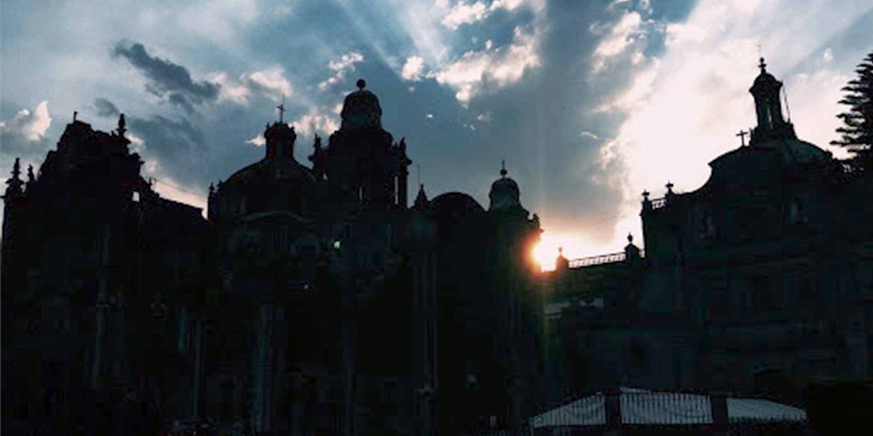 Mexico Cathedral Sundown