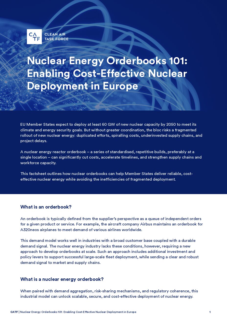 Advanced Nuclear Energy  Clean Air Task Force